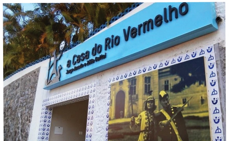 Fachada da Casa do Rio Vermelho, antiga residência de Jorge Amado